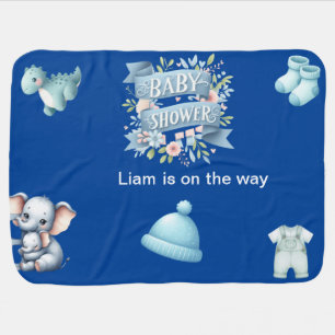 Baby Shower for a boy Blanket