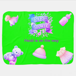 Baby Shower for a girl Blanket