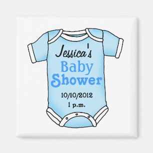 Baby shower for baby boy magnet