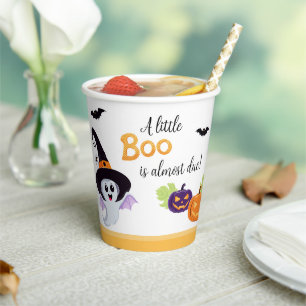 Baby shower for Little Boo Halloween Paper Cups