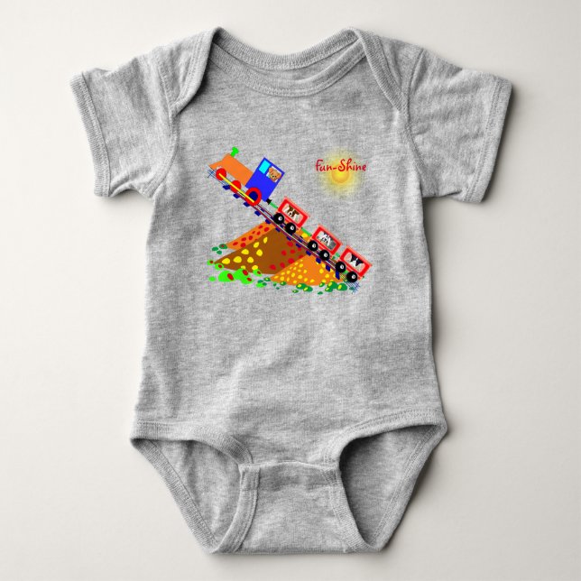 Baby Shower Fun Gift Ideas - Baby T-Shirt Bodysuit (Front)
