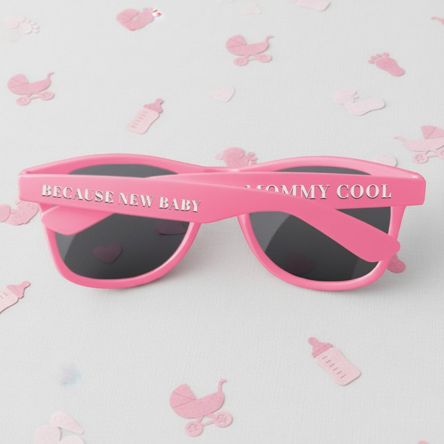 Baby Shower Funny Mommy Cool Sunglasses (Because new baby. Fun gift for the new mom)