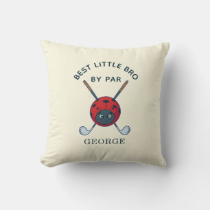 Baby Shower Future Golfer Best Bro By Par Custom Throw Pillow