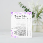 Baby Shower Game - Guess Who, Baby It's Cold (Standing Front)