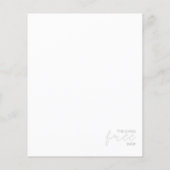 Baby Shower Game - Guess Who, Baby It's Cold (Back)