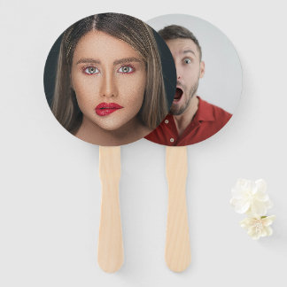 Baby Shower Game Was it Mom or Dad Hand Fan