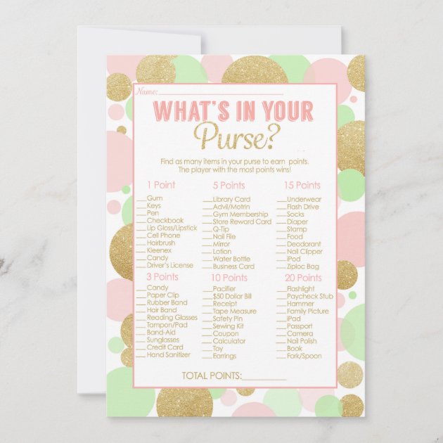 baby shower game whats in your purse invitation r9bc22f8ebdd7438fb4ca961b045060c5 tcvt0 630