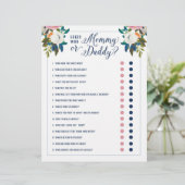 Baby Shower Games - Guess Who Mommy or Daddy (Standing Front)