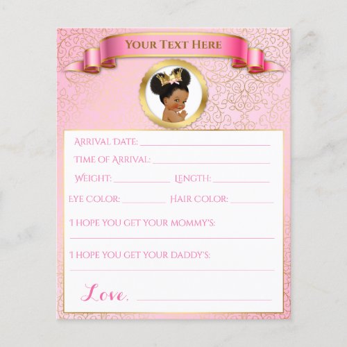 Baby Shower Games Pink Gold African American