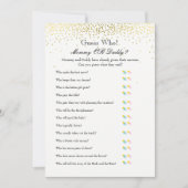 Baby Shower Games - Wishes for Baby and Guess Who (Front)