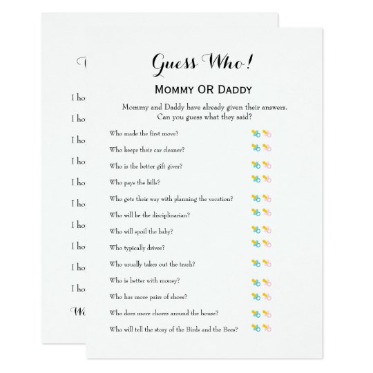 Baby Shower Games Wishes For Baby And Guess Who Invitation Baby Shower Games Wishes For Baby And Guess Who Invitation