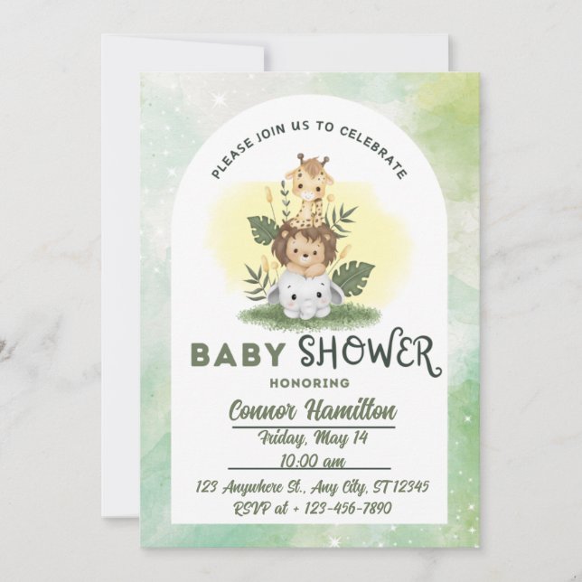 baby shower gathering card (Front)