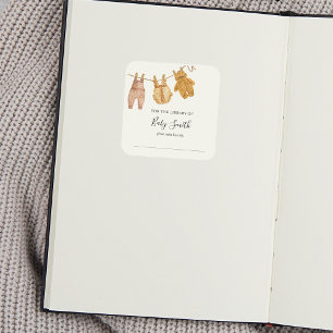 Baby Shower Gender Neutral Bookplate