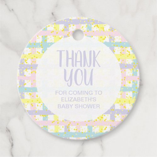 Baby Shower Gender Neutral Thank You Favor Tags
