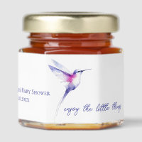 Baby Shower Gift Hummingbird Customized Blue Pink