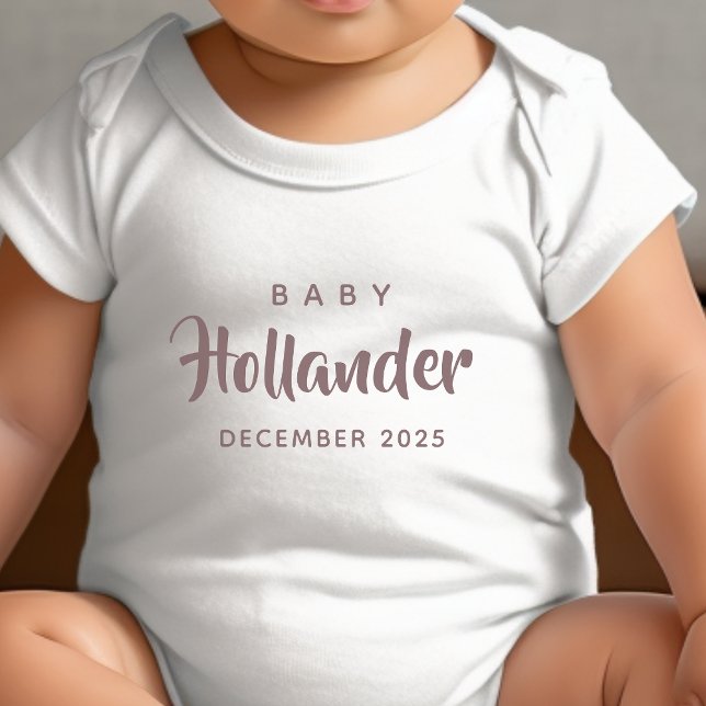 Baby Shower Gift | Pregnancy Announcement Baby Bodysuit (Creator Uploaded)