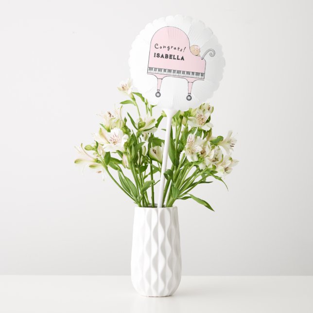 Baby Shower Girl Balloon (Vase)