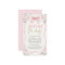 Baby Shower Girl Books for Baby Card with bow