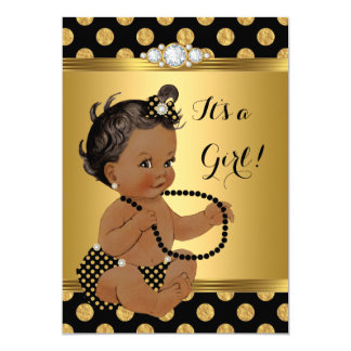 Black Baby Baby Shower Invitations 8