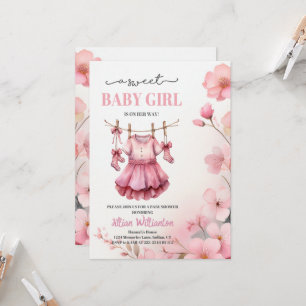 Baby Shower Girl Invitation