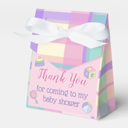 Baby Shower girl party favor boxes