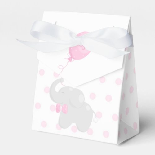 Baby Shower Girl Pink Favor Boxes