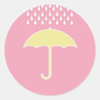 Baby Shower Girl Pink Stickers by all_items at Zazzle