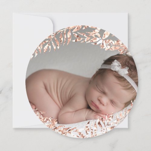 Baby Shower Girl Silver Gray Royal Photo Elegant Invitation