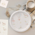 Baby Shower Girl Star Princess Fairytale Ballerina Paper Plates
