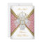 Baby Shower Girl White Pink Princess Damask