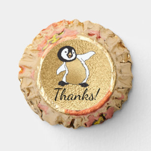 Baby Shower Gold Penguin Baby & Mommy Reese's Peanut Butter Cups