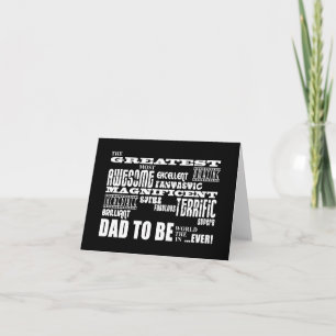 Baby Shower Greatest Best Future Fathers Dad to Be Invitation