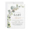 Baby Shower Greenery Eucalyptus Gold Elegant