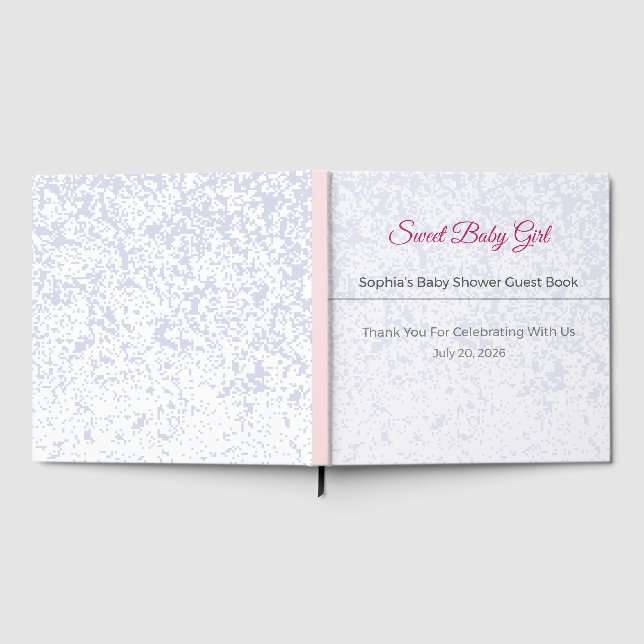 Baby Shower Guest Book | Elegant Keepsake (Full)