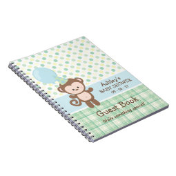 Baby Shower Guest Book - Monkey | Zazzle