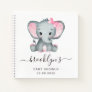 Baby Shower Guest Book | Pink Elephant