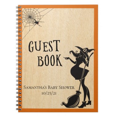 Baby Shower Halloween Witch Guest Book