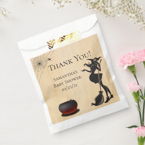 Baby Shower Halloween Witch Treat Candy Favor Bag