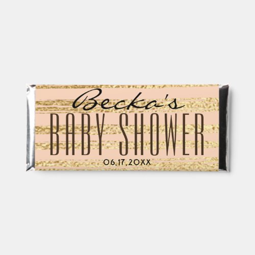 Baby Shower Hersheys Chocolate Bars Elephant Pink