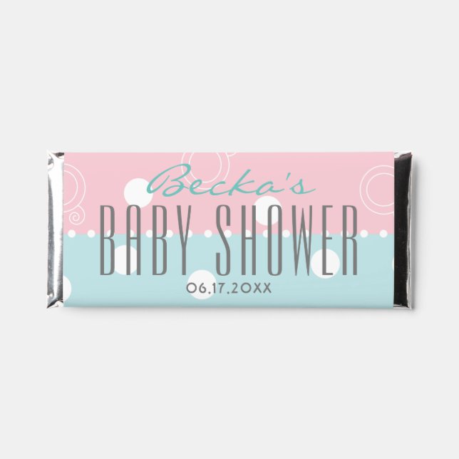 Baby Shower Hershey's Chocolate Bars Peek-a-Boo (Front)