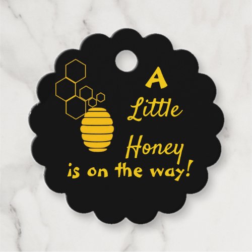 Baby Shower Honey Favor Tags
