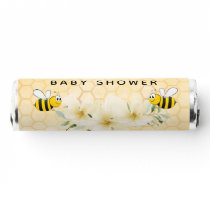 Baby shower honeycomb bumble bees thank you breath savers® mints