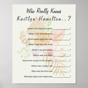 ✨ Baby Shower Ice-Breaker Question Game Poster