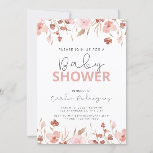 Baby Shower Invitation