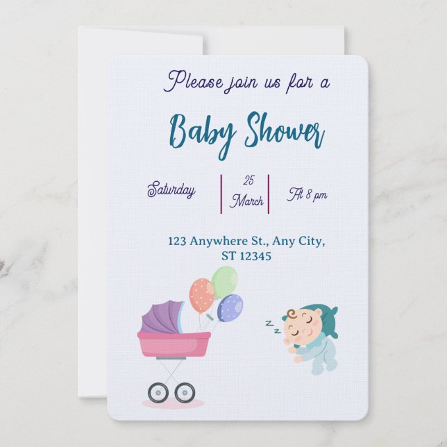 Baby Shower Invitation (Front)