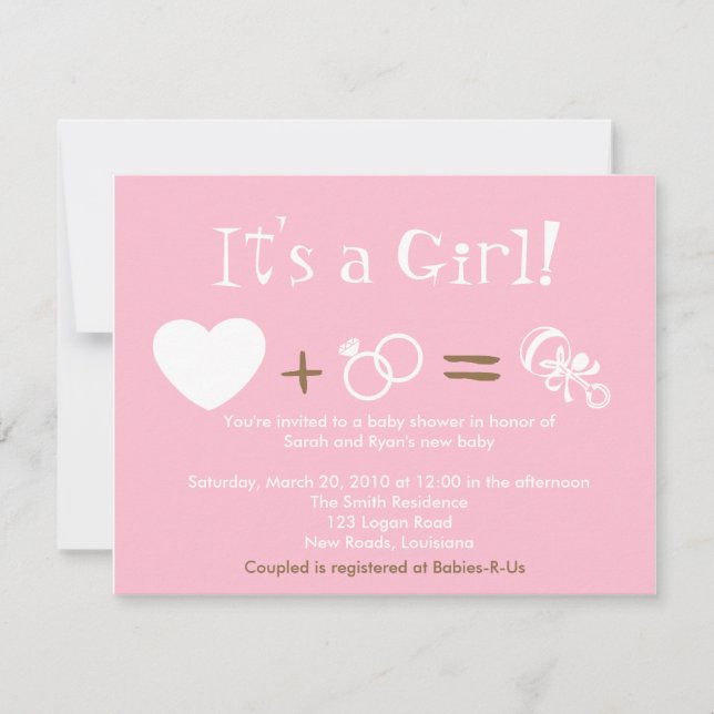 Baby Shower Invitation (Front)