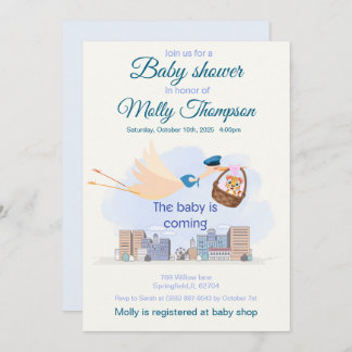 Baby shower invitation