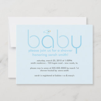 Baby Shower Invitation