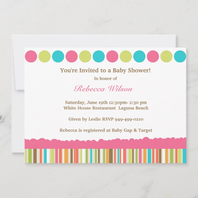 Baby Shower Invitation (Front)