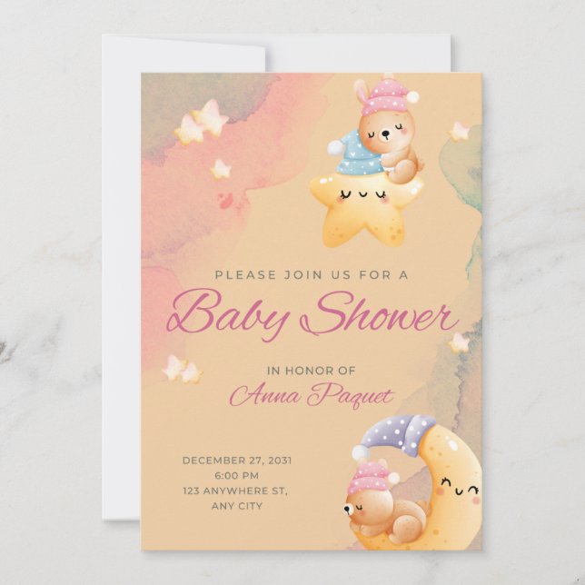 Baby shower invitation (Front)